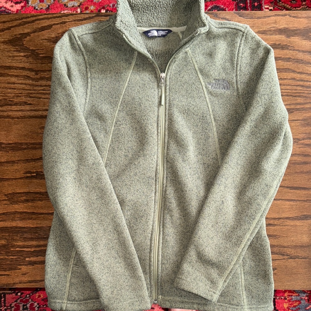 The North Face Khaki Sherpa Jacket